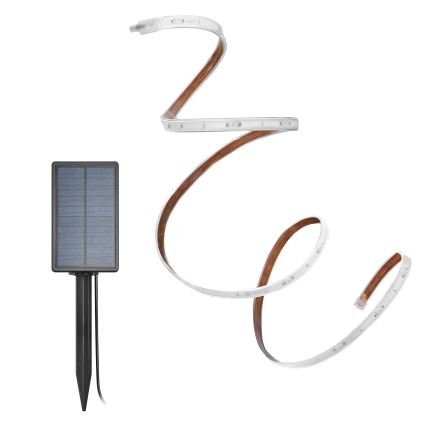 Osram - LED RGBW bandă solară reglabilă FLEX MAGIC 5m LED/1,6W/3,7V 2000 mAh IP44 + telecomandă