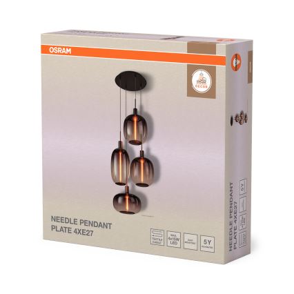Osram - Cablu de alimentare NEEDLE PENDANT 4xE27/25W/230V antracit