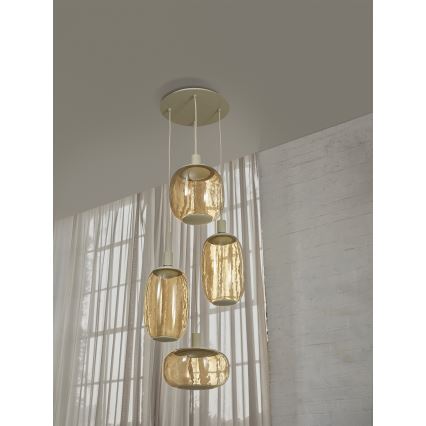 Osram - Cablu de alimentare NEEDLE PENDANT, 4xE27/25W/230V, bej