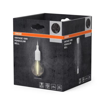 Osram - Cablu de alimentare PENDULUM BELL 1xE27/15W/230V alb