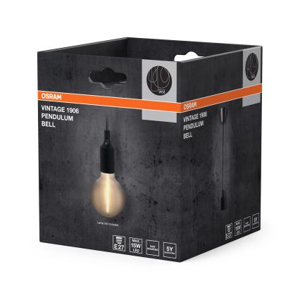 Osram - cablu de alimentare PENDULUM BELL 1xE27/15W/230V, negru
