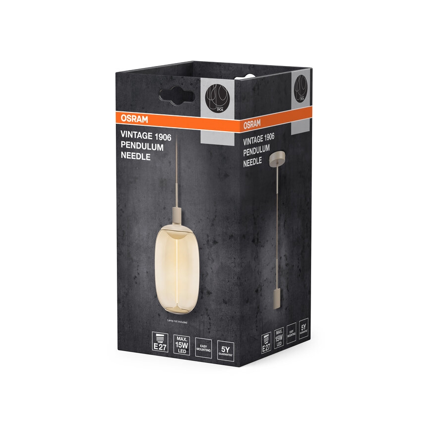 Osram - Cablu de alimentare PENDULUM NEEDLE 1xE27/15W/230V bej