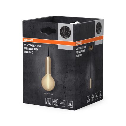 Osram - Cablu de alimentare PENDULUM ROUND 1xE27/15W/230V, auriu