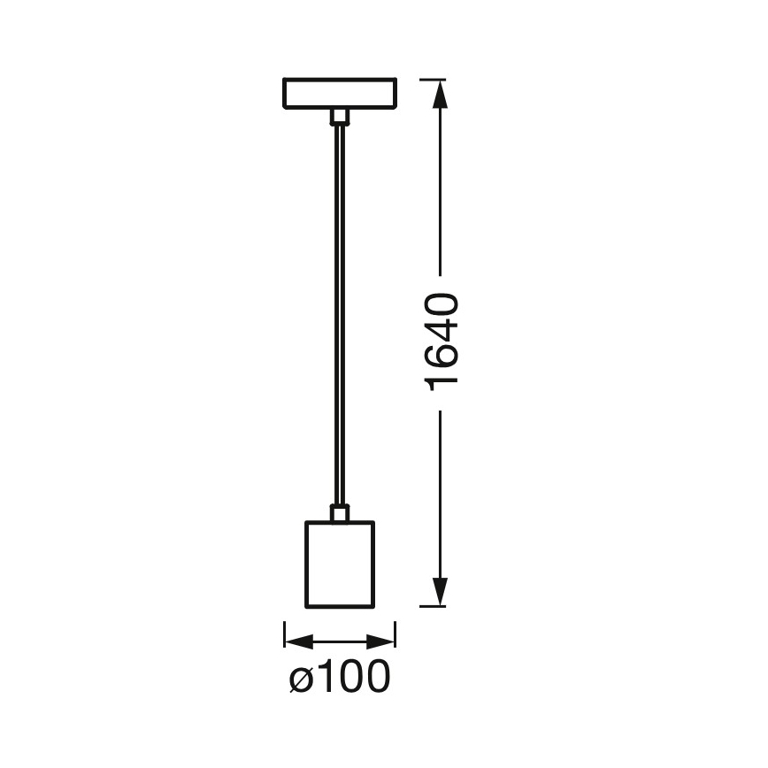 Osram - Cablu de alimentare PENDULUM ROUND 1xE27/15W/230V, auriu