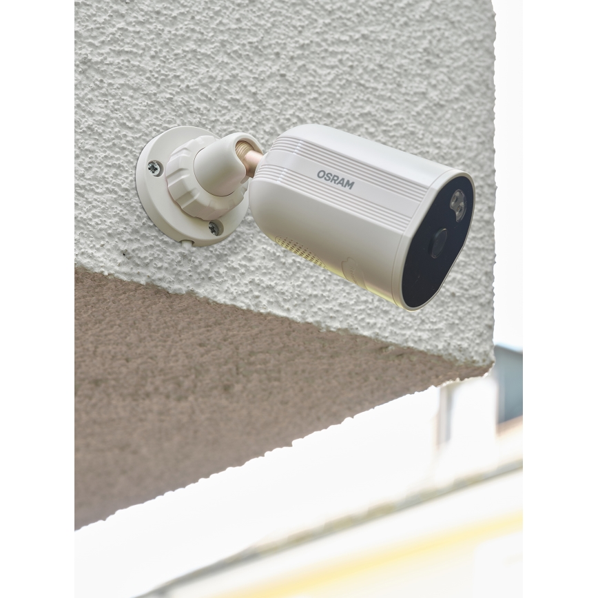 Osram - Cameră de exterior inteligentă cu senzor 2K SMART+ 230V IP67 Wi-Fi