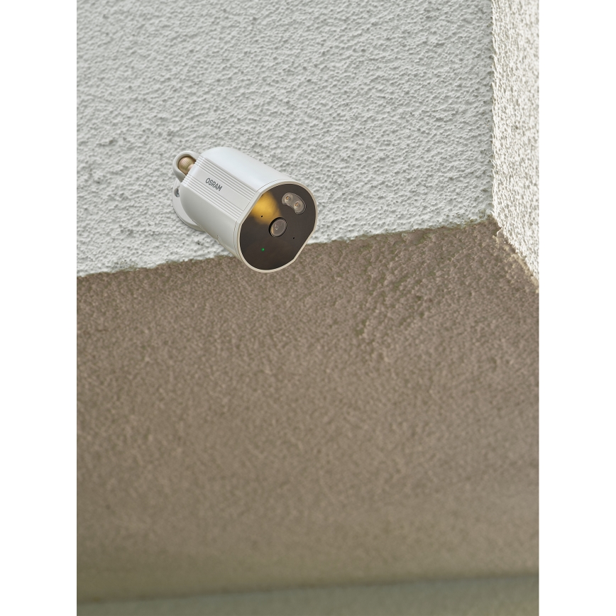 Osram - Cameră de exterior inteligentă cu senzor 2K SMART+ 230V IP67 Wi-Fi