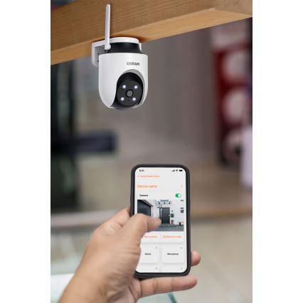 Osram - Cameră inteligentă de exterior 360° cu senzor 2K SMART+ 230V IP67 Wi-Fi
