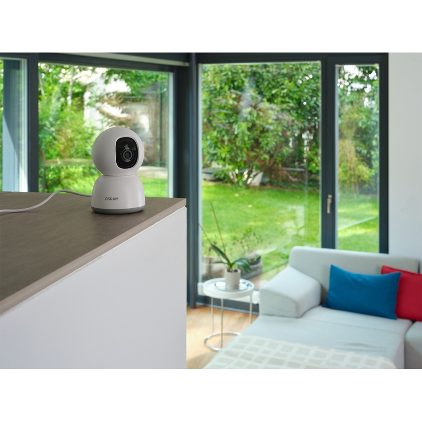 Osram - Cameră inteligentă de interior 360° cu senzor 2K SMART+ 230V Wi-Fi