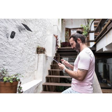 Osram - Cameră solară inteligentă cu senzor 2K SMART+ 5V 5200 mAh IP66 Wi-Fi