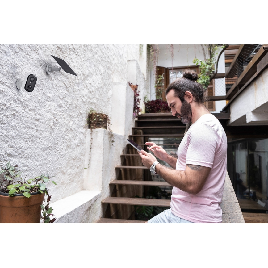 Osram - Cameră solară inteligentă cu senzor 2K SMART+ 5V 5200 mAh IP66 Wi-Fi