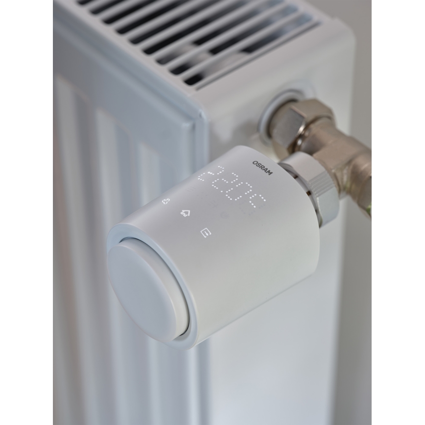 Osram - Cap termostatic SMART+ alimentat cu 3 baterii AA, Wi‑Fi