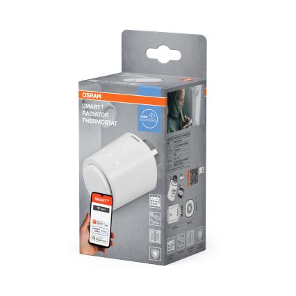 Osram - Cap termostatic SMART+ alimentat cu 3 baterii AA, Wi‑Fi