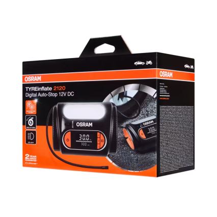 Osram - Compresor digital TYREinflate 2120 180W/12V