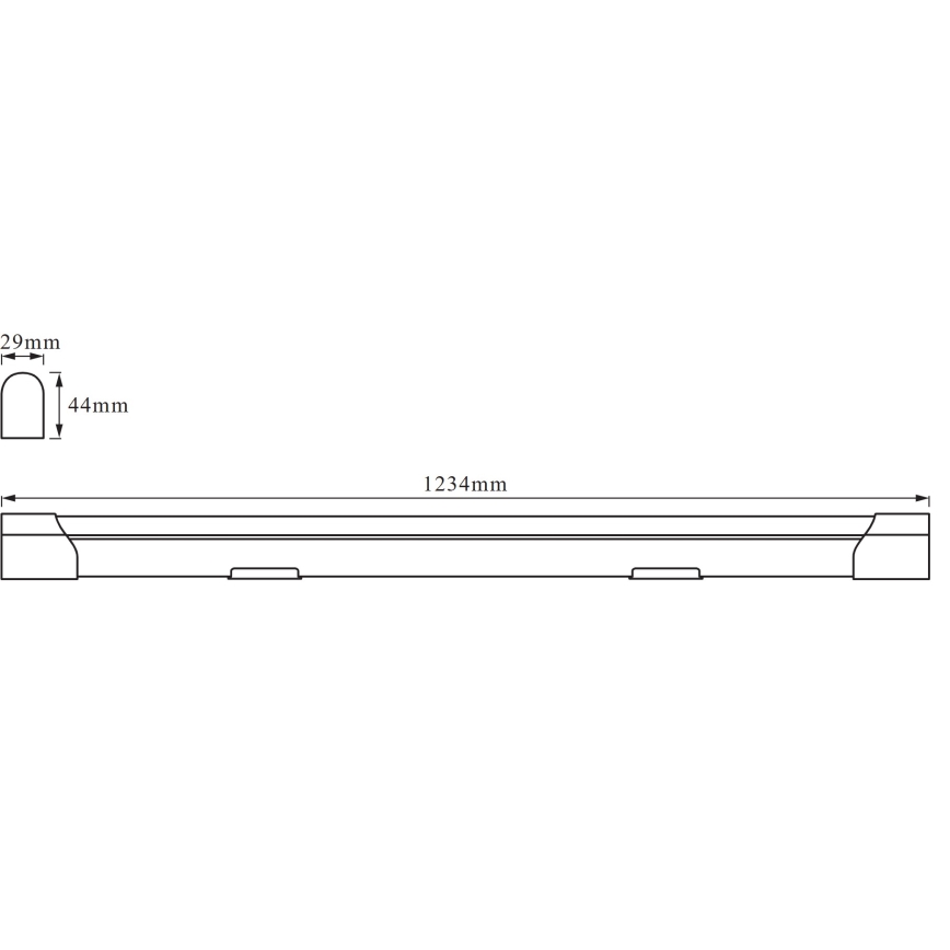 Osram - Corp de iluminat LED Batten 20W/230V, 123,4 cm