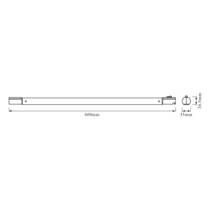 Osram Lampă LED pentru montaj sub mobilier TUBEKIT LED/8,9W/230V 4000K 60 cm, albă