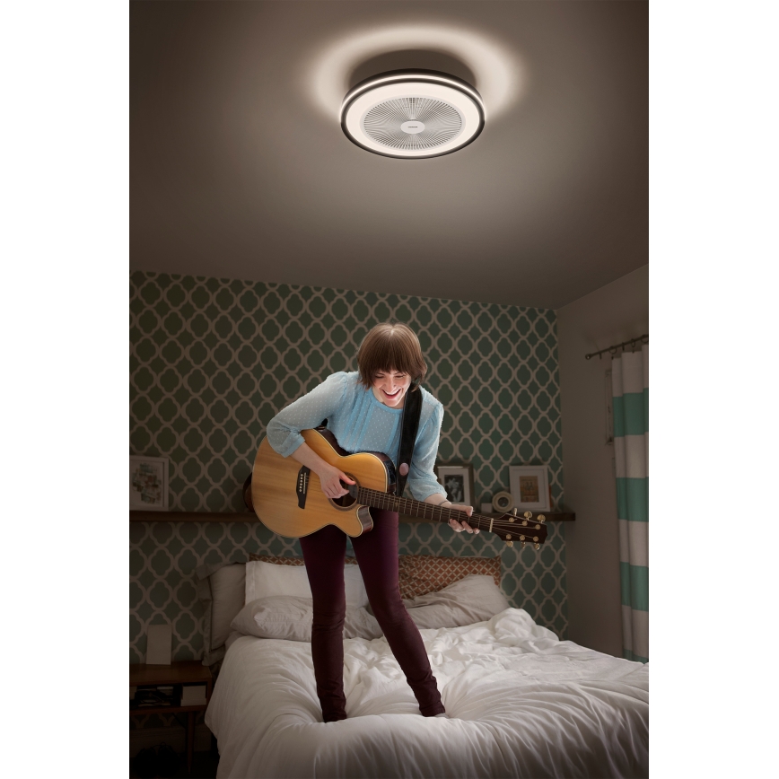 Osram - Plafonieră LED dimabilă cu ventilator MURLAN LED/26W/230V 3000-6500K + telecomandă