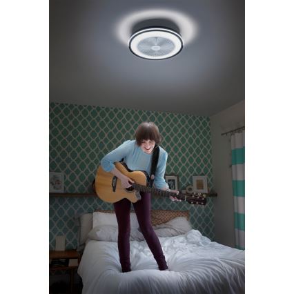 Osram - Plafonieră LED dimabilă cu ventilator MURLAN LED/26W/230V 3000-6500K + telecomandă