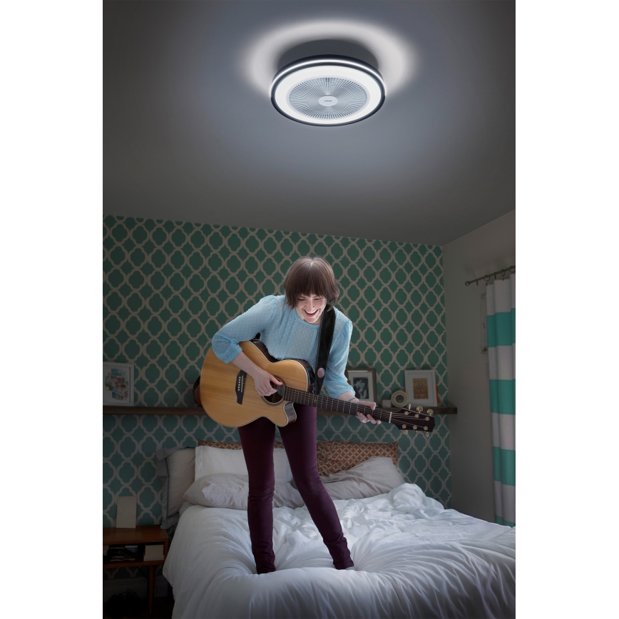 Osram - Plafonieră LED dimabilă cu ventilator MURLAN LED/26W/230V 3000-6500K + telecomandă