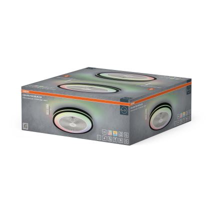 Osram - Plafonieră LED dimabilă cu ventilator MURLAN LED/26W/230V 3000-6500K + telecomandă