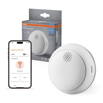 Osram - Detector de fum SMART+ 3V Wi-Fi 1400 mAh