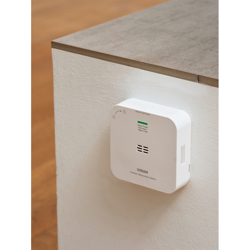 Osram - Detector de monoxid de carbon SMART+ 2xAA Wi-Fi