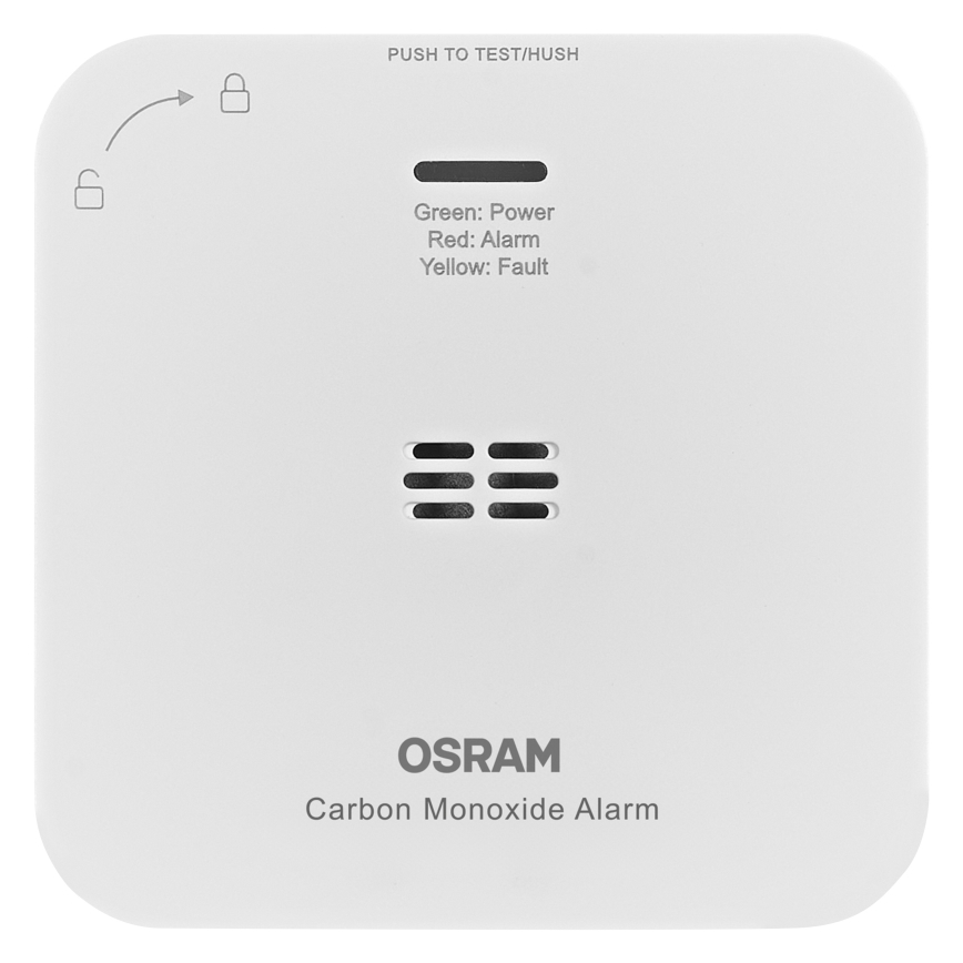 Osram - Detector de monoxid de carbon SMART+ 2xAA Wi-Fi