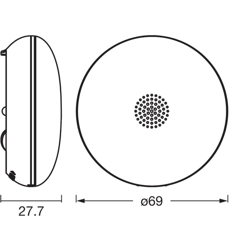 Osram - Detector de scurgeri de apă SMART+ 3V Wi-Fi IP67 1400 mAh
