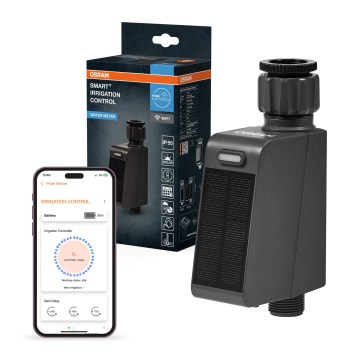 Osram - Electrovalvă de irigare cu panou solar SMART+ IP55 Wi-Fi