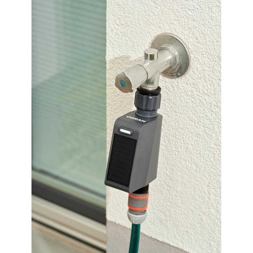 Osram - Electrovalvă de irigare cu panou solar SMART+ IP55 Wi-Fi