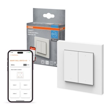 Osram - Întrerupător fără fir cu 4 butoane SMART+ 5V Wi-Fi