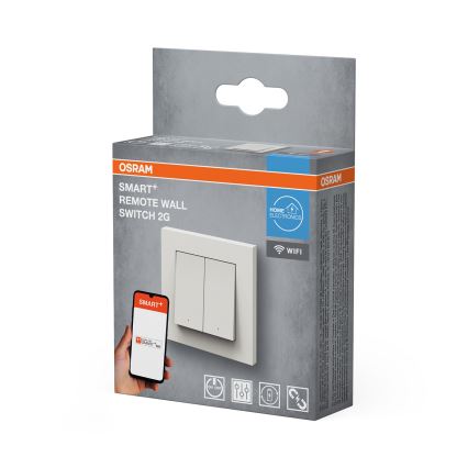 Osram - Întrerupător fără fir SMART+ cu 2 butoane 5V Wi-Fi