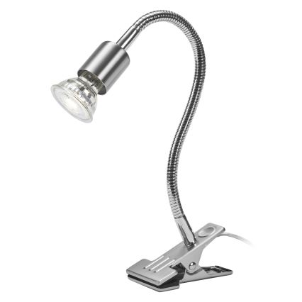 Osram - Lampă cu clemă CLIP TUBE FLEX 1xGU10/5W/230V crom mat