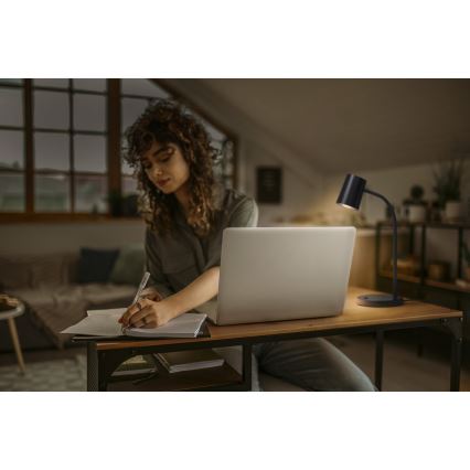 Osram - Lampă de birou DESK LINE, 1x GU10, 9W, 230V, neagră