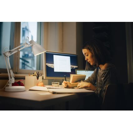 Osram - lampă de birou DESK LINE 1xE27/11W/230V albă