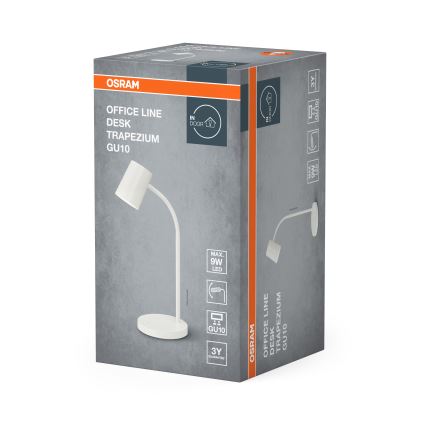 Osram - Lampă de birou DESK LINE 1xGU10/9W/230V albă