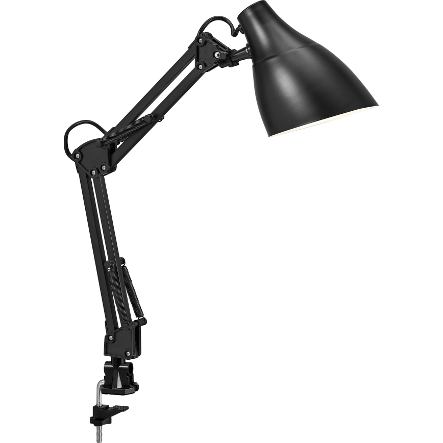 Osram - Lampă de birou DESK LINE cu clemă, 1xE27/11W/230V, neagră