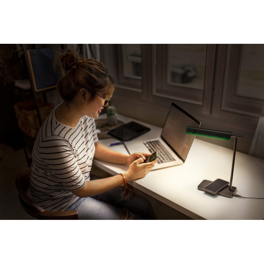 Osram - Lampă de birou LED reglabilă OFFICE LINE LED/19W/230V 3000/4000/6500K neagră