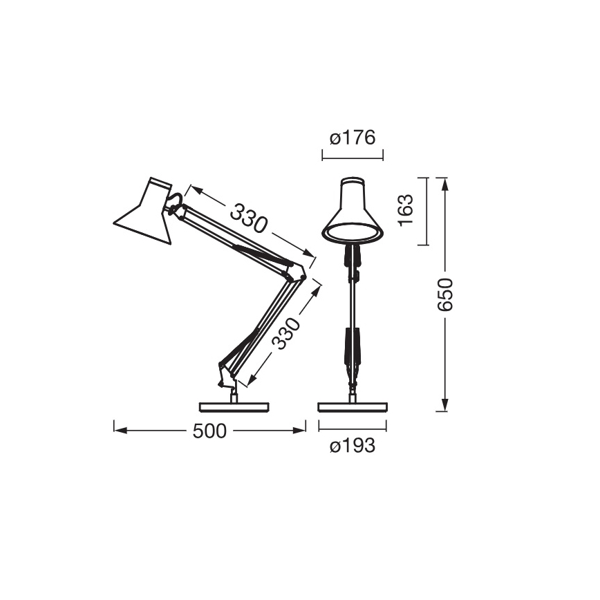 Osram - Lampă de birou LED dimerizabilă OFFICE LINE, 9W/230V, 3000K, neagră