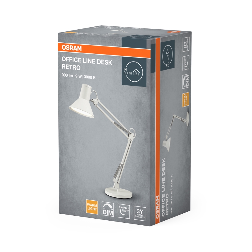 Osram - Lampă de birou LED dimmabilă OFFICE LINE LED/9W/230V 3000K, albă