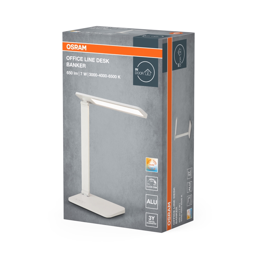 Osram - Lampă de birou LED reglabilă OFFICE LINE LED/7W/230V 3000/4000/6500K albă