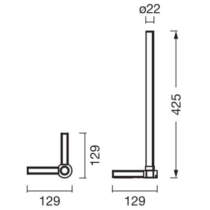 Osram - Lampă de masă SMART+ MAGIC LED RGBW, reglabilă, 7,5W/230V 2700-6500K, argintie, Wi-Fi + telecomandă