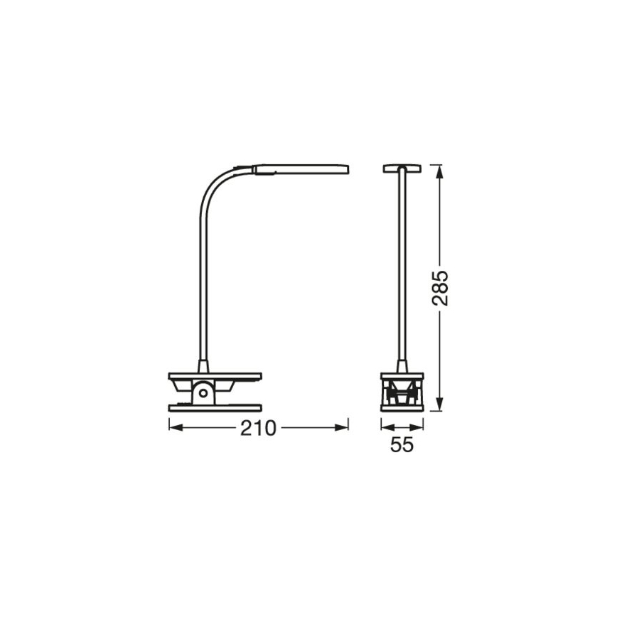 Osram - Lampă de birou LED tactilă reglabilă PANAN LED/5,2W/5V 1200 mAh
