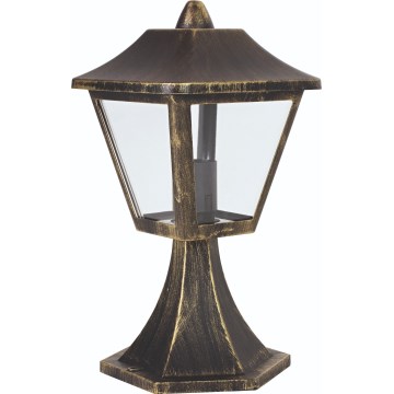 Osram - Lampă de exterior TRADITION 1xE27/60W/230V IP44 patină/auriu