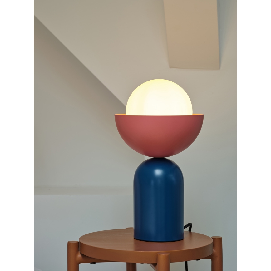 Osram - Lampă de masă DECOR BOWL 1xE14/25W/230V albastru/roz