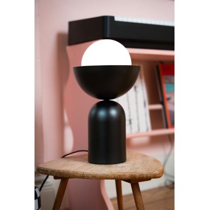 Osram - Lampă de masă DECOR BOWL 1xE14/25W/230V neagră