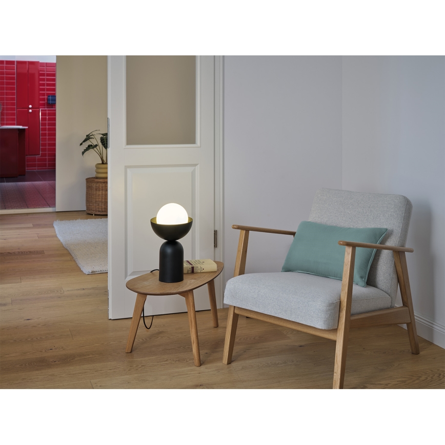 Osram - Lampă de masă DECOR BOWL 1xE14/25W/230V neagră