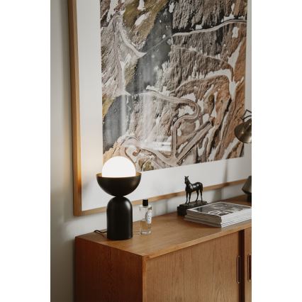 Osram - Lampă de masă DECOR BOWL 1xE14/25W/230V neagră