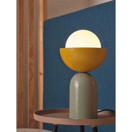 Osram - Lampă de masă DECOR BOWL 1xE14/25W/230V verde/galben