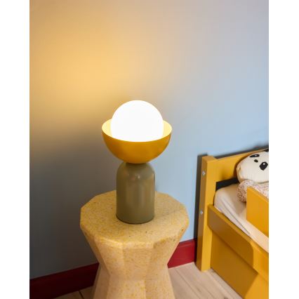 Osram - Lampă de masă DECOR BOWL 1xE14/25W/230V verde/galben