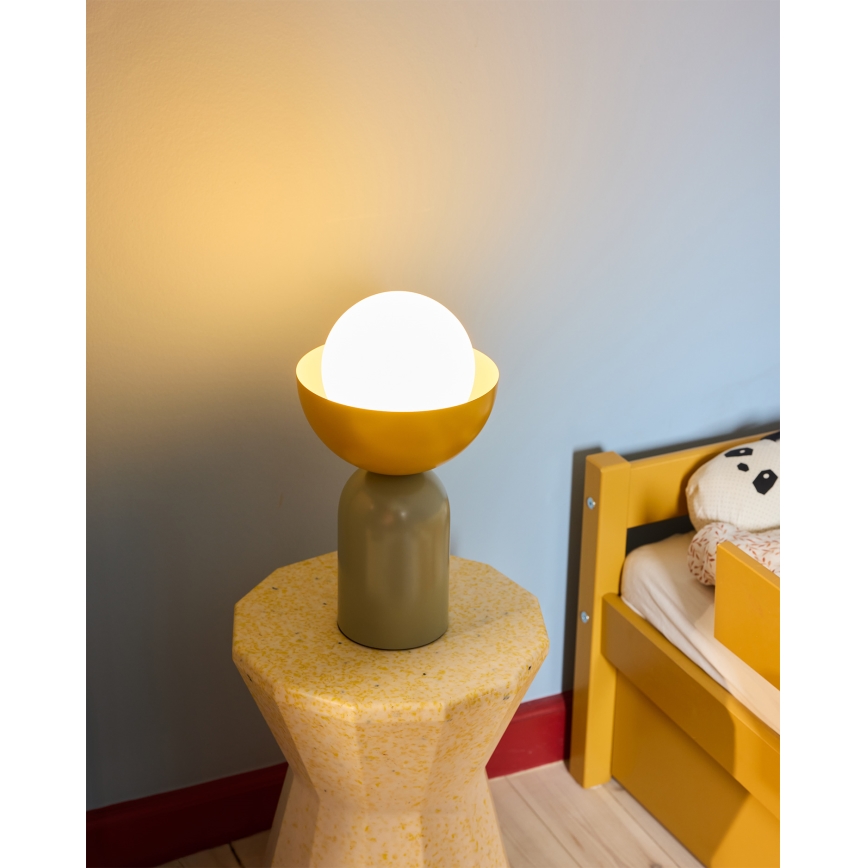 Osram - Lampă de masă DECOR BOWL 1xE14/25W/230V verde/galben